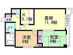 Corsa五稜郭(旧リアライズ函館追分町) 4階