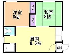 清富荘 1階