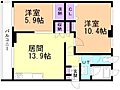 湯倉団地1号棟3階5.0万円