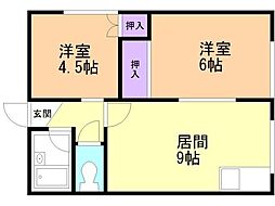 ル・シェルブルー末広 2階