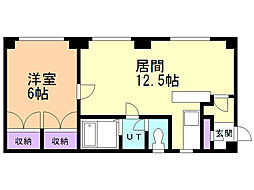 ラスティブ杉並 1LDKの間取図画像