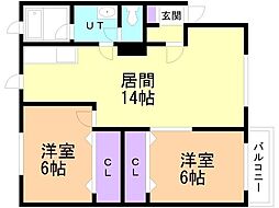 フォレストリーＢ館 3階