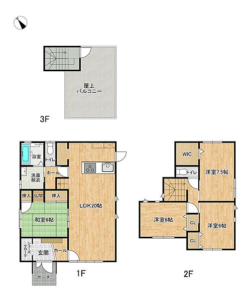 間取りを拡大表示