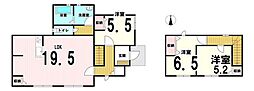 甲府市 東光寺3丁目(金手駅) 2階建