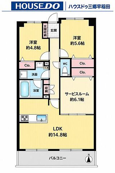 間取りを拡大表示