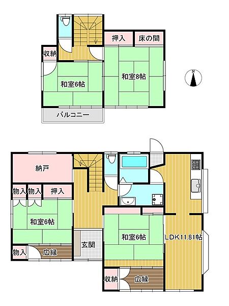 間取りを拡大表示