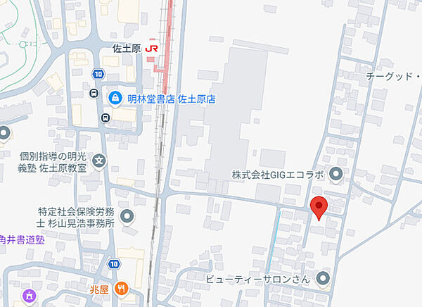 地図を拡大表示