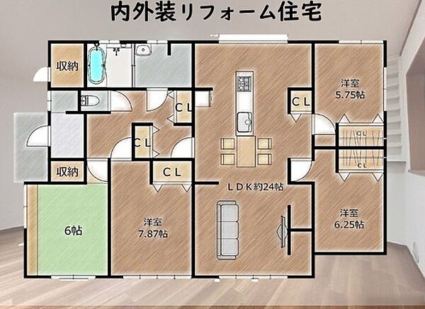 間取りを拡大表示