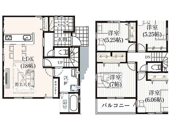 間取りを拡大表示