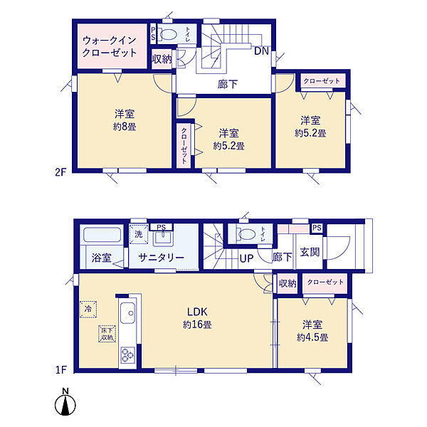 間取りを拡大表示