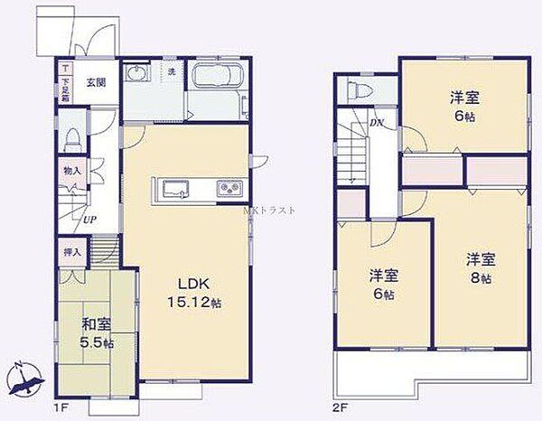 間取りを拡大表示