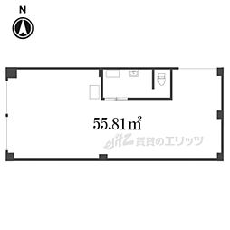 シーズン嵐山 1Kの間取図画像
