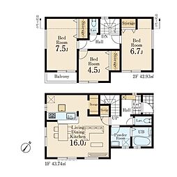 新築戸建 東大和市湖畔2区画