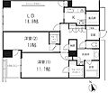 六本木ヒルズレジデンスB棟33階105.0万円