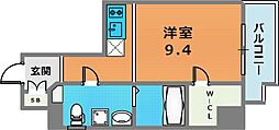 アーバイル三軒茶屋 ワンルームの間取図画像