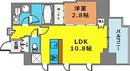 グレーシアフィット三軒茶屋 1LDKの間取図画像