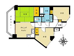 ライオンズマンション戸塚町第3 3DKの間取図画像