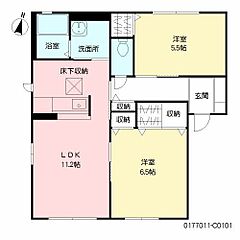 物件の間取り