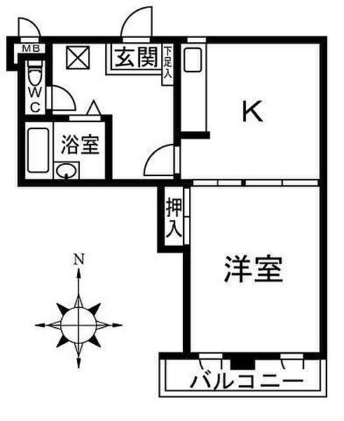 愛知県名古屋市中区大須２丁目(賃貸マンション1DK・5階・31.00㎡)の写真 その2