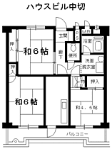 ハウスビル中切 0405 ｜ 愛知県名古屋市北区中切町字石原（賃貸マンション3K・4階・52.99㎡） その2