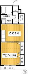 間取図画像 1DK