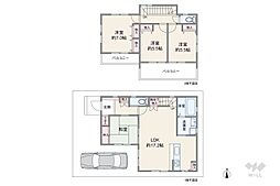 伊丹市東野1丁目 一戸建て 4LDKの間取り