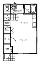 KENハウス No.２ ｜ 福島県伊達市保原町字油谷地25-5（賃貸アパート2LDK・1階・62.10㎡） その2