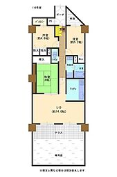 間取図画像 3LDK