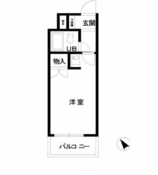 ワイアンドワイ宝町ビル ｜広島県広島市中区宝町(賃貸マンション1R・6階・16.30㎡)の写真 その2