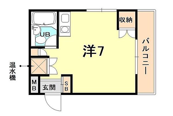 ドミトリーときわ2 201｜兵庫県神戸市東灘区田中町４丁目(賃貸マンション1R・2階・18.00㎡)の写真 その2