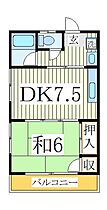 三幸ビレッジ1号棟  ｜ 千葉県我孫子市柴崎台1丁目（賃貸アパート1DK・1階・33.12㎡） その2