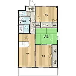 シンセリティ斐川 3LDKの間取図画像