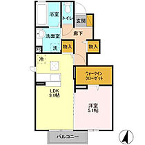 セジュール・ヒロセII  ｜ 茨城県土浦市国分町（賃貸アパート1LDK・1階・42.82㎡） その2