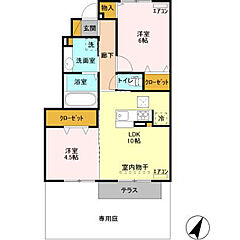 物件の間取り