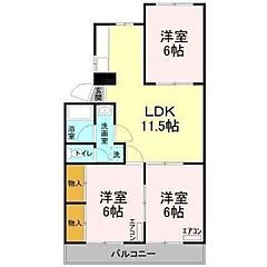 物件の間取り