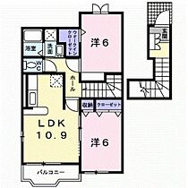 茨城県石岡市石岡（賃貸アパート2LDK・2階・59.28㎡） その2