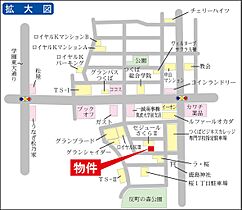 クレールさくら 0102 ｜ 茨城県つくば市桜1丁目（賃貸アパート1K・1階・27.32㎡） その3