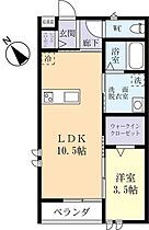 ＮＯＡＨ´ｓ 0206 ｜ 茨城県つくば市流星台（賃貸アパート1LDK・2階・43.79㎡） その2