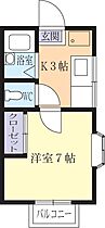 コーポ五本松 0101 ｜ 茨城県稲敷郡阿見町大字阿見（賃貸アパート1K・1階・20.24㎡） その2