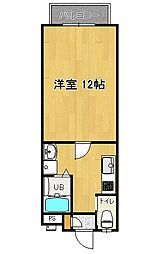 プチメゾン栄田パート2 1Kの間取図画像