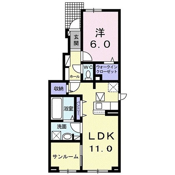 ライヒフリーデ 101｜富山県富山市豊若町2丁目(賃貸アパート1LDK・1階・50.24㎡)の写真 その2