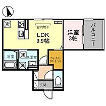 アッシュルーム36 102 ｜ 富山県富山市五福（賃貸アパート1LDK・1階・35.30㎡） その2