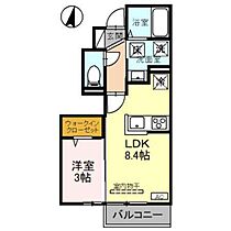 エルミタージュII 103 ｜ 富山県富山市婦中町蔵島（賃貸アパート1LDK・1階・30.49㎡） その2