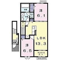 プルミエール手屋IV 203 ｜ 富山県富山市手屋3丁目（賃貸アパート2LDK・2階・63.03㎡） その2