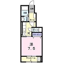 エグゼルティNAN 102 ｜ 富山県富山市新庄町（賃貸アパート1K・1階・30.79㎡） その2