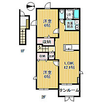 Bella　Vita 201 ｜ 富山県富山市粟島町3丁目（賃貸アパート2LDK・2階・62.44㎡） その2