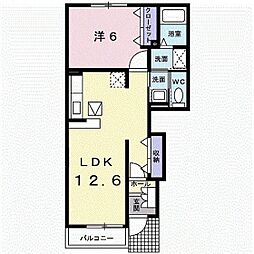 アルティ・プラーノ3 1LDKの間取図画像