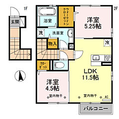 物件の間取り