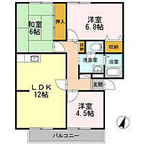 サンビレッジ 3 321 ｜ 富山県高岡市問屋町（賃貸アパート3LDK・2階・60.35㎡） その2