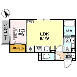 間取図画像 1LDK